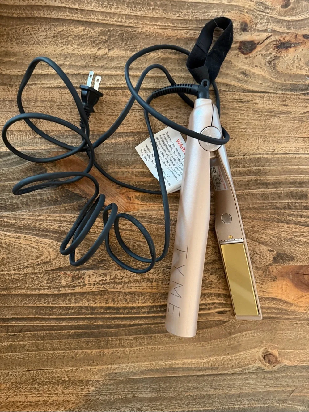 Gray Curling Iron with Protective Sleeve